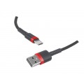 Laidas USB - micro USB (K-K) 3m 2A Baseus